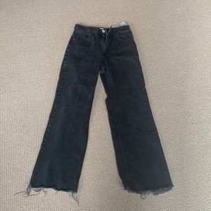 black zara jeans